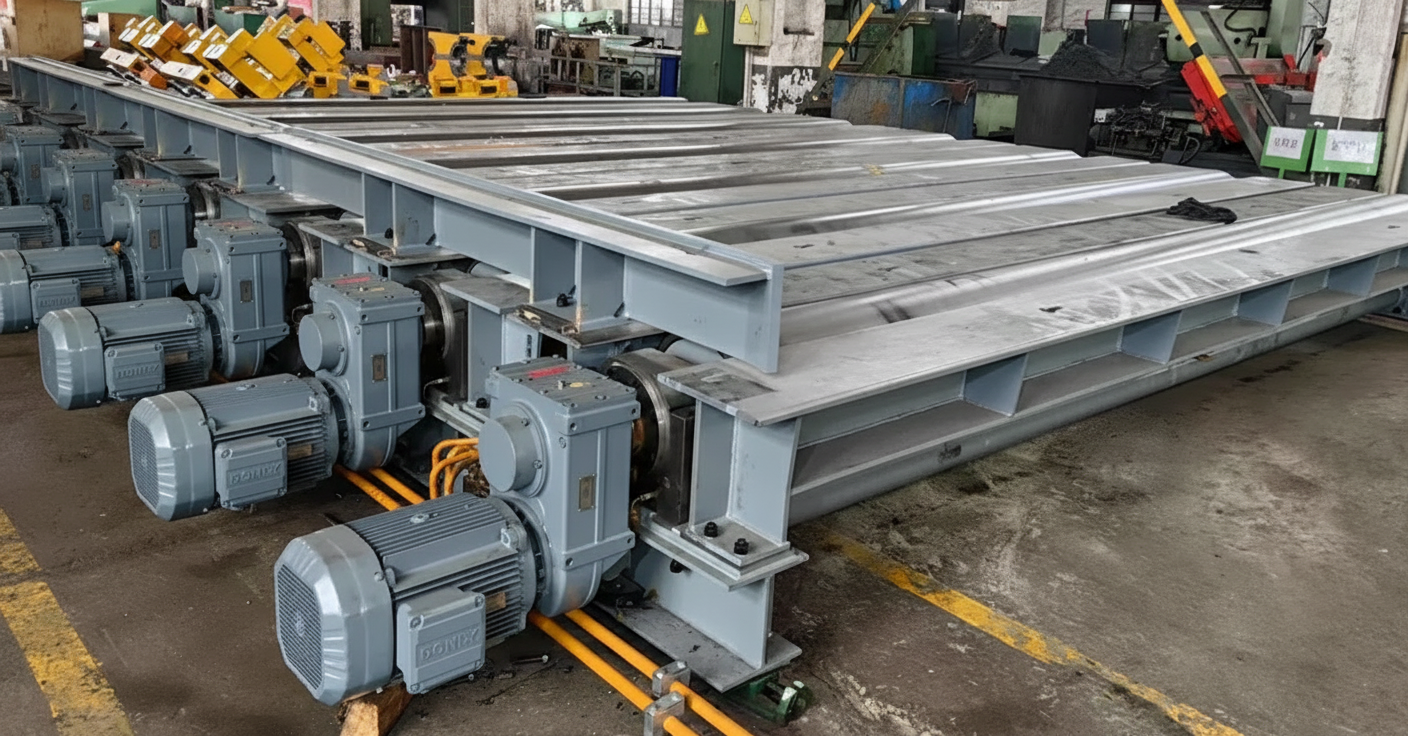 Рольганг 7 роликов