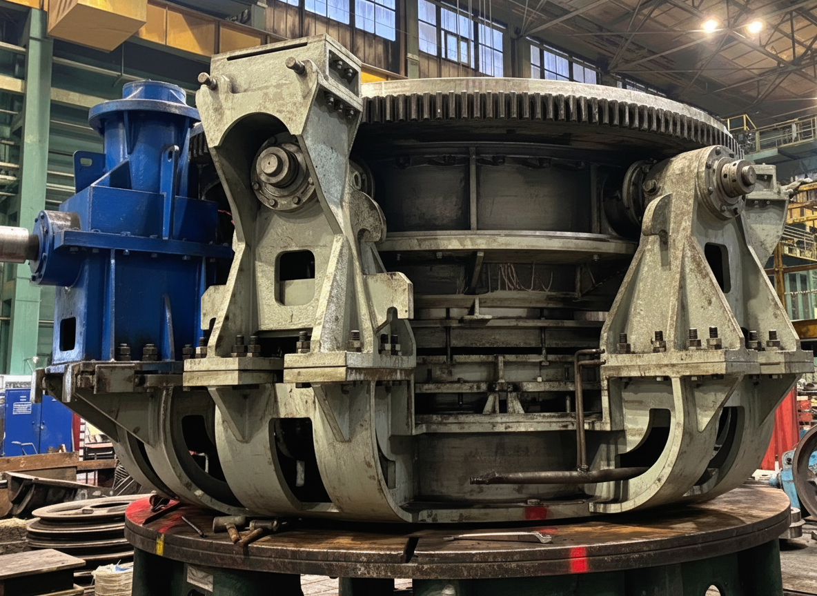 Вращающийся распределитель шихты