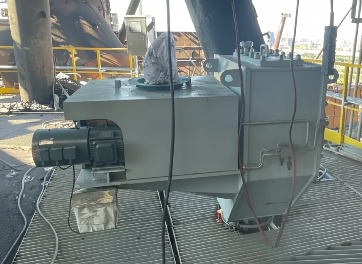 Система измерения уровня засыпи доменной печи