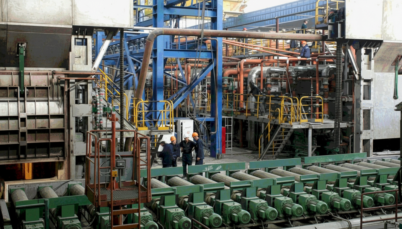 Нагревательная печь стана 5000